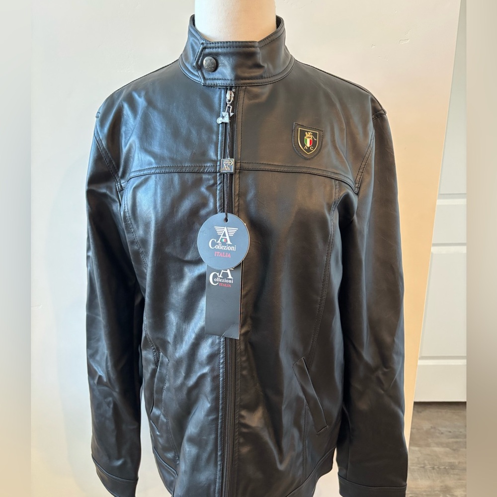 A Collection Faux Leather Jacket